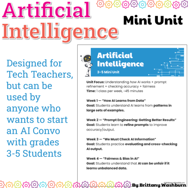 AI Mini Unit Grades 3-5 (2) AI Mini Unit Grades 3-5 (2)