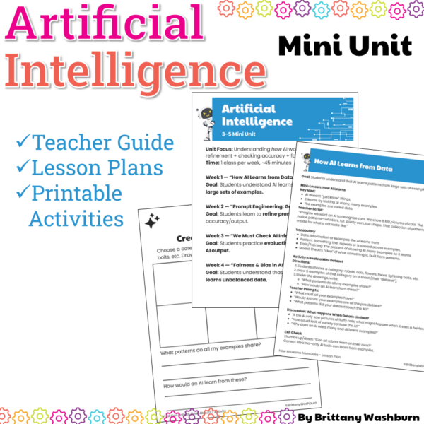 AI Mini Unit Grades 3-5 (5) AI Mini Unit Grades 3-5 (5)