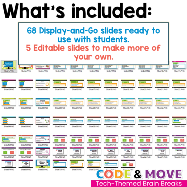 Code and Move Technology Brain Breaks (3) Code and Move Technology Brain Breaks (3)