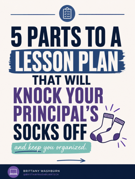 5 parts to a lesson plan that will knock your principal's socks off