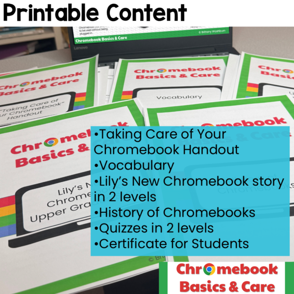 Chromebook basics and care unit (4) Chromebook basics and care unit (4)