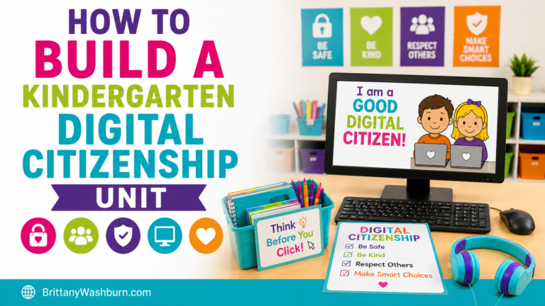 How to Build a Kindergarten Digital Citizenship Unit