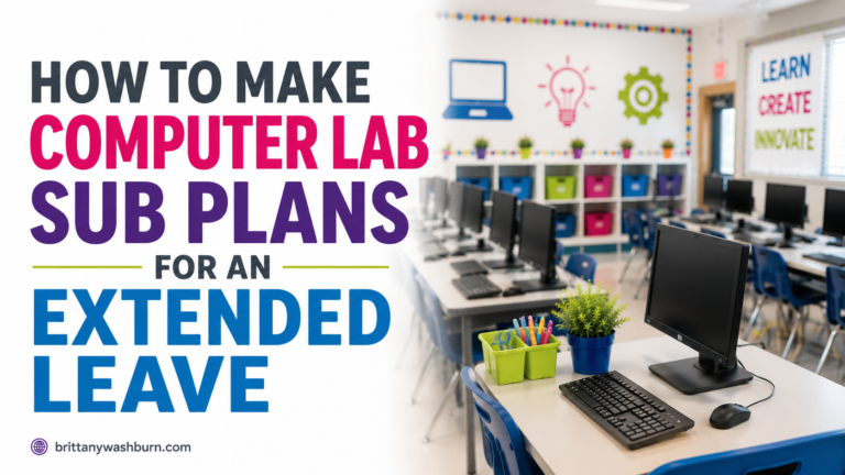 How to Make Sub Plans for an Extended Leave