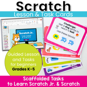 Scratch Jr. & Scratch Computational Thinking Task Cards