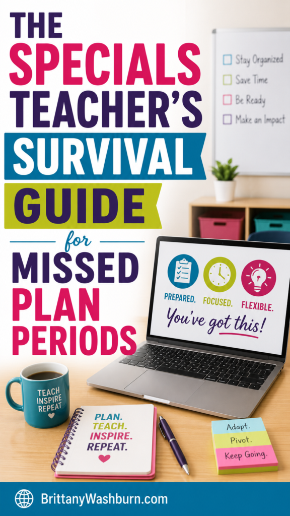 While missed plan periods can feel overwhelming, they also present valuable opportunities for adaptability and innovation in your teaching approach. By implementing these strategies and resources, you can navigate the unexpected with confidence and maintain a positive learning environment for your students. Remember, every challenge is a chance to grow, and with the right mindset and support, you can not only survive but thrive in your role as a specials teacher.