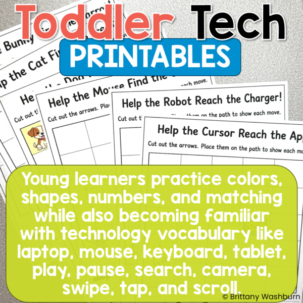 toddler learning printables technology theme (10) toddler learning printables technology theme (10)